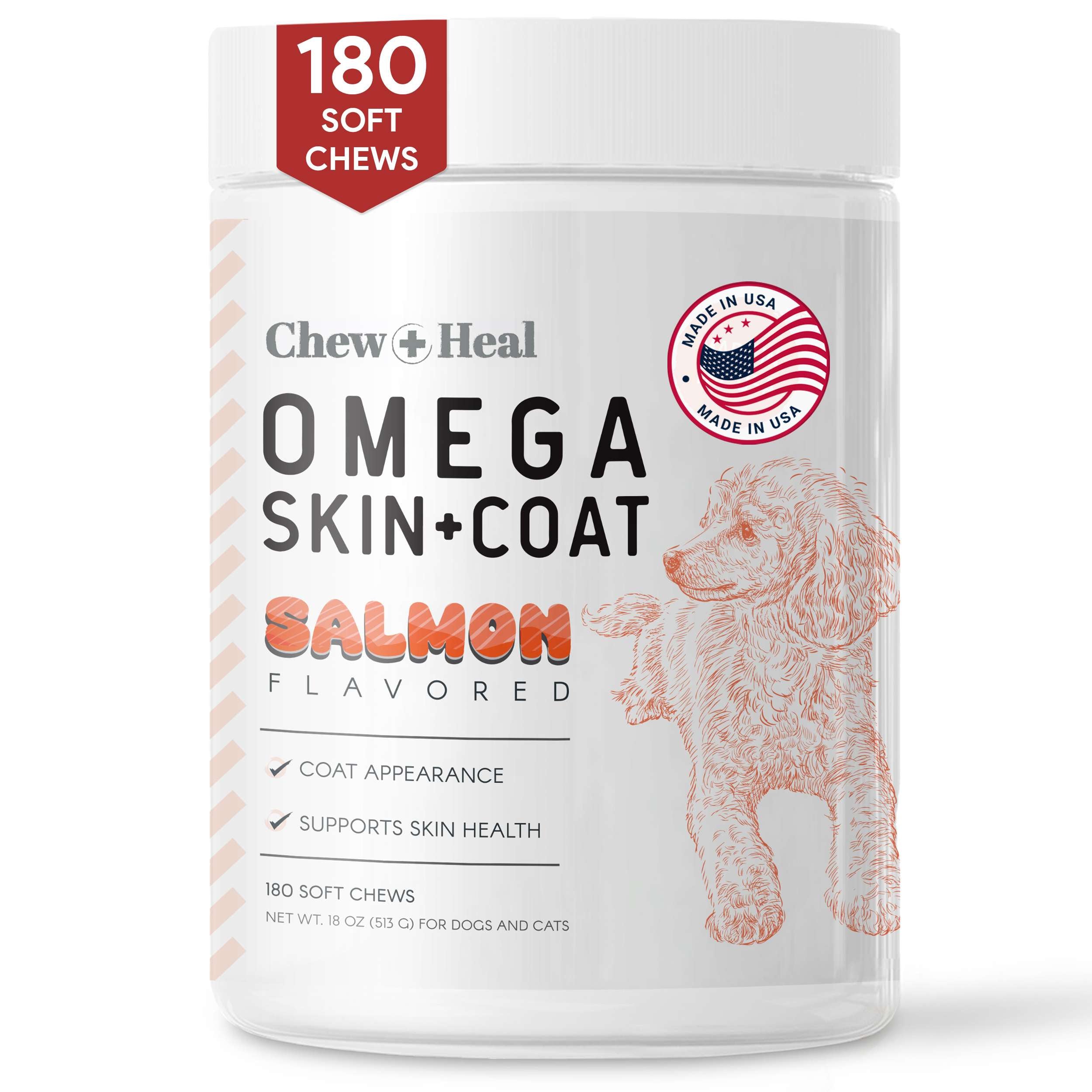 Salmon Omega Skin & Coat Supplement for Dogs