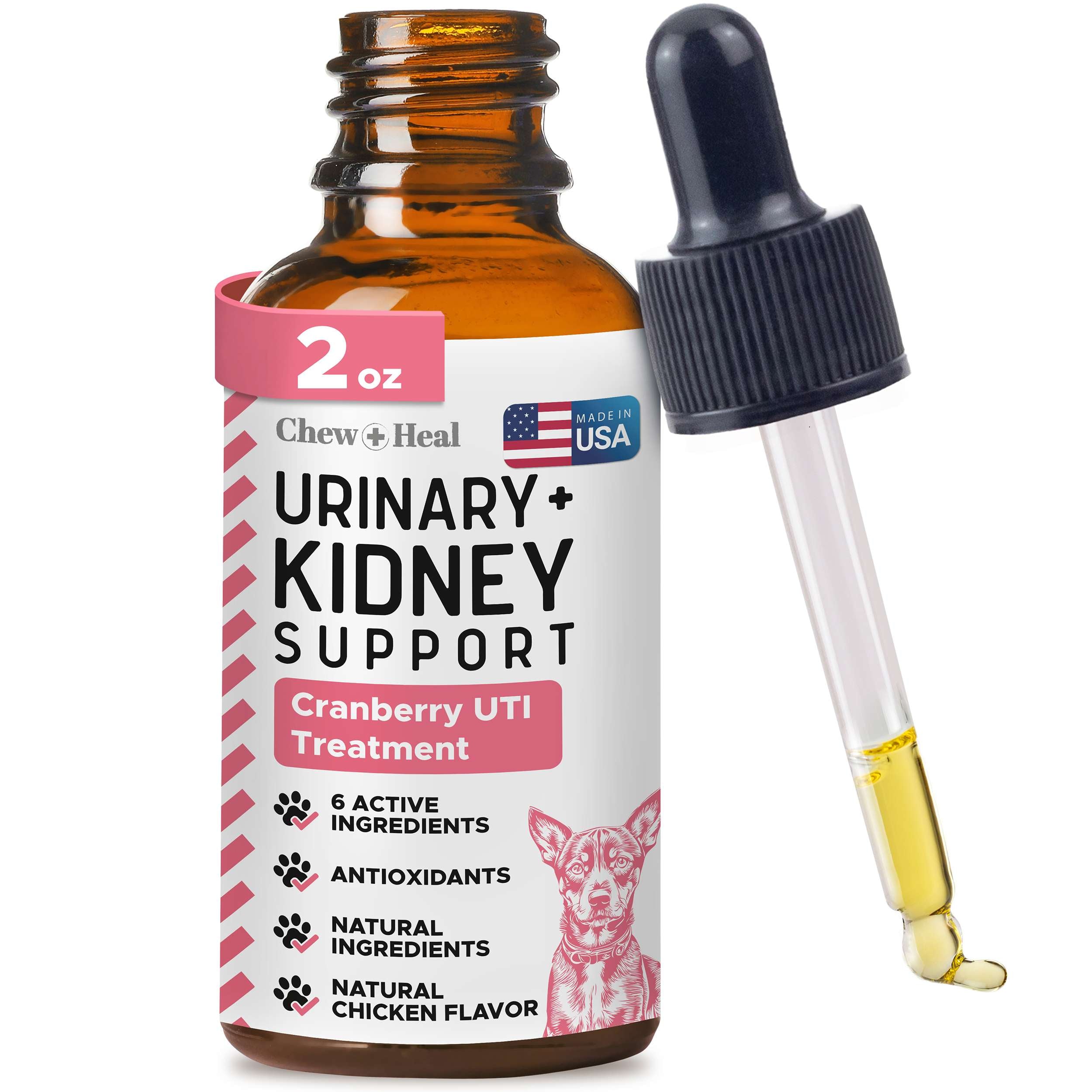 Urinary and Kidney Support for Dogs - 2 oz of Dogs UTI Treatment