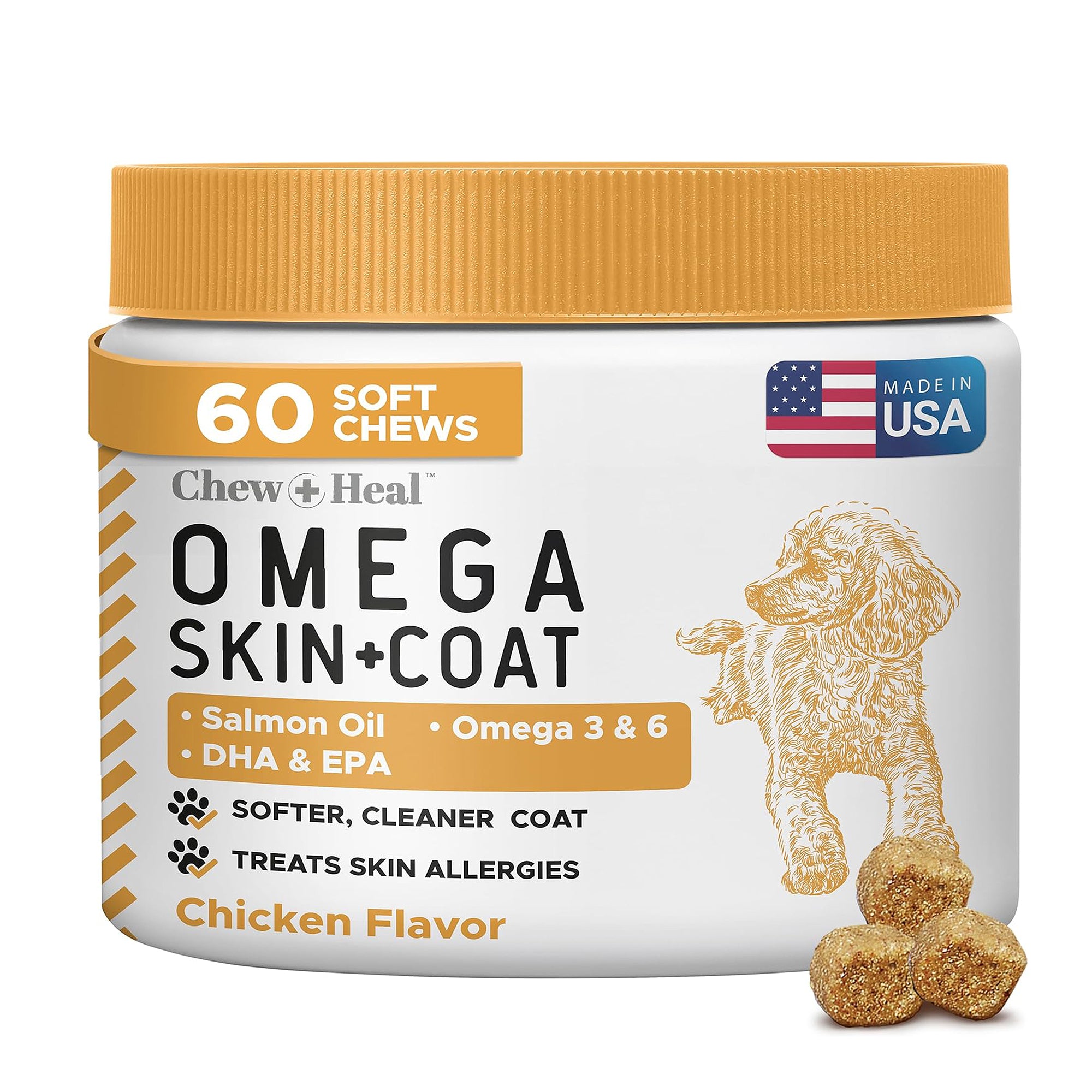 Omega Skin + Coat Dog Supplement