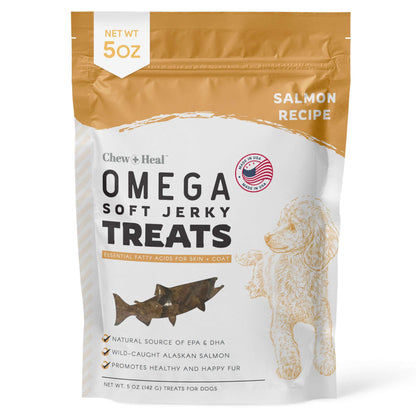 Omega Salmon Jerky Dog Treats