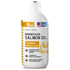 Norwegian Salmon Oil Skin & Coat Supplement for Dogs & Cats
