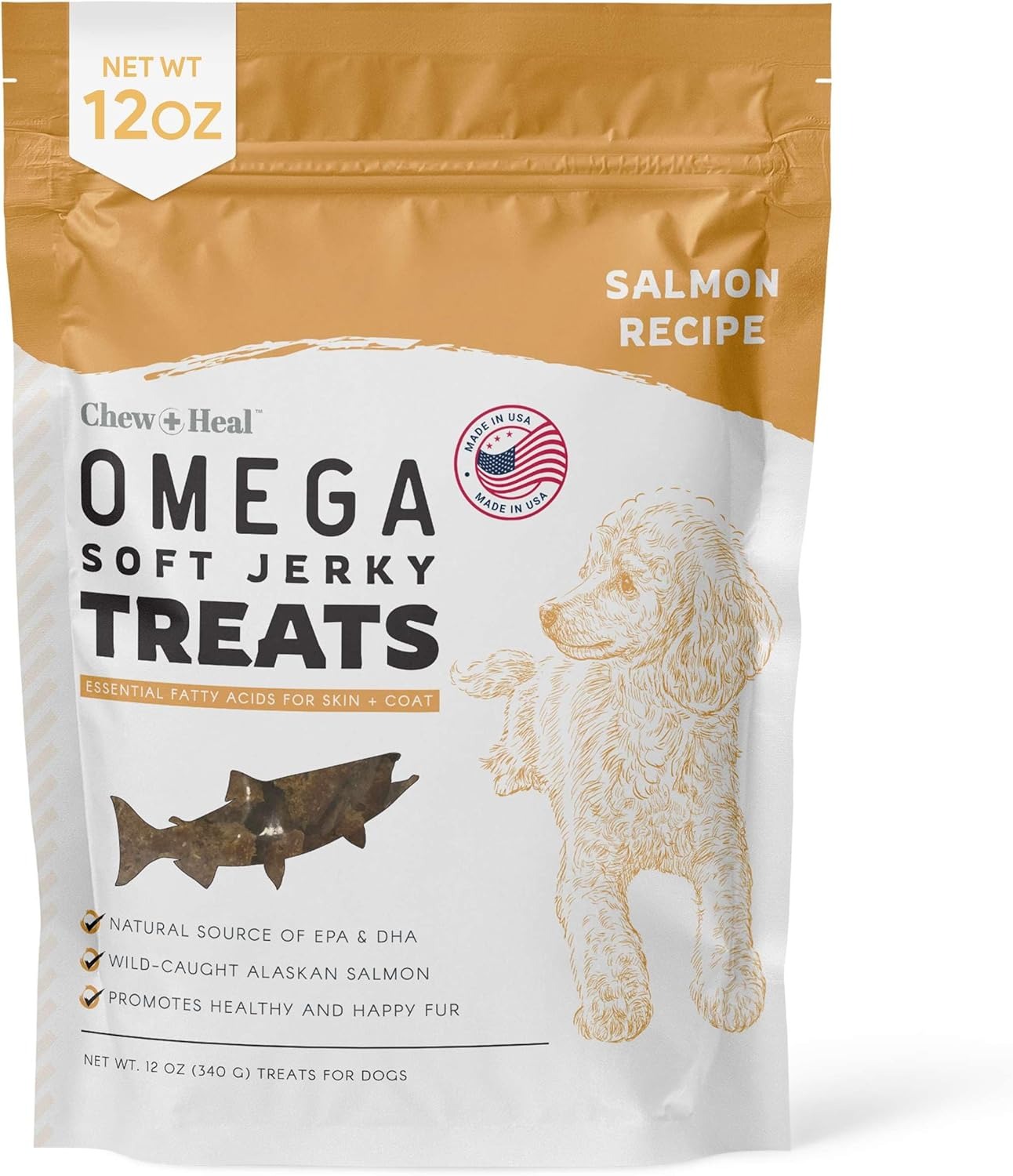 Omega Salmon Jerky Treats