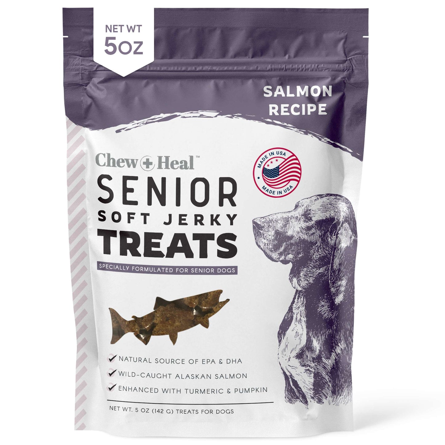 Seniors Soft Salmon Jerky Treats