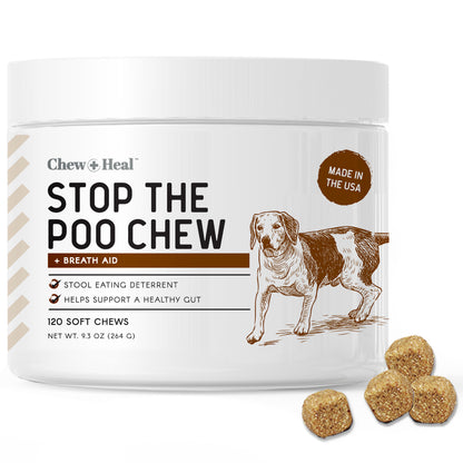 Stop The Poo Soft Chew Coprophagia & Digestive Supplement for Dogs