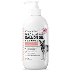 Wild Alaskan Omega Salmon Oil Formula Skin & Coat Liquid Supplement for Dogs