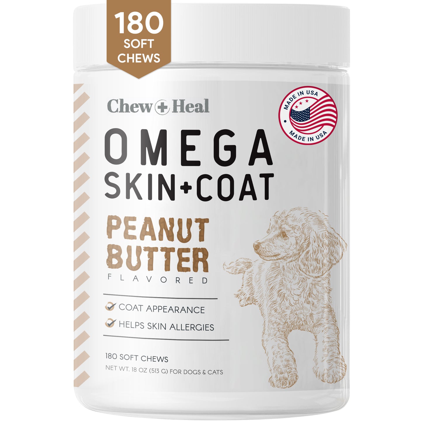 Omega Skin + Coat Dog Supplement