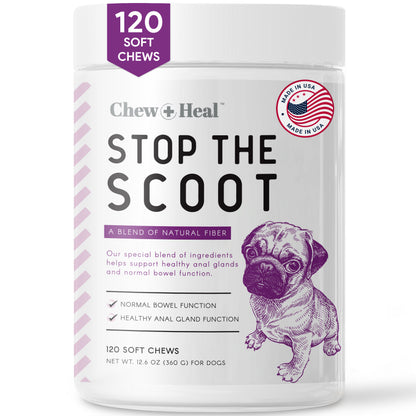 No Scoot for Dogs - 120 Chews