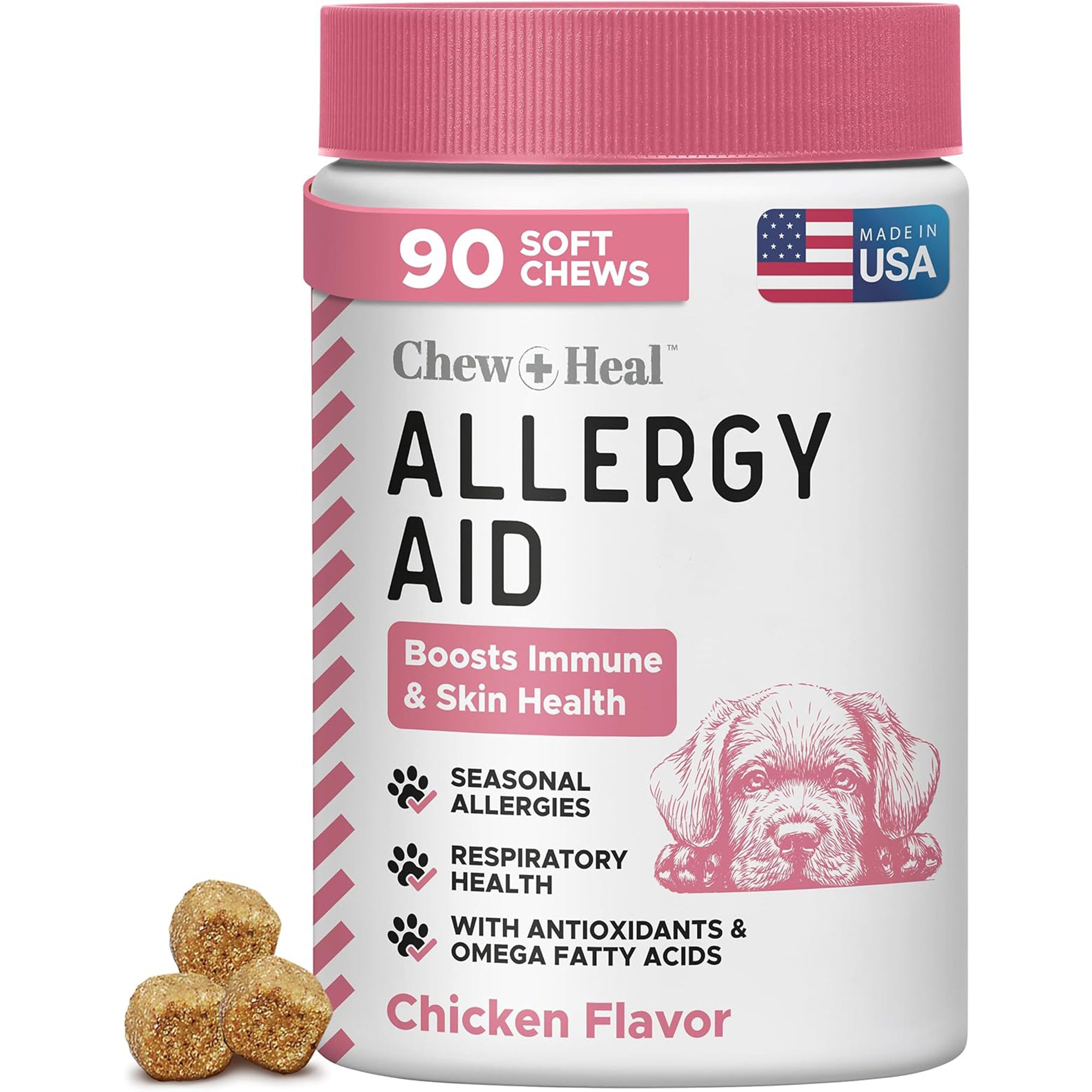 Allergy Aid Soft Chew Allergy Supplement for Dogs