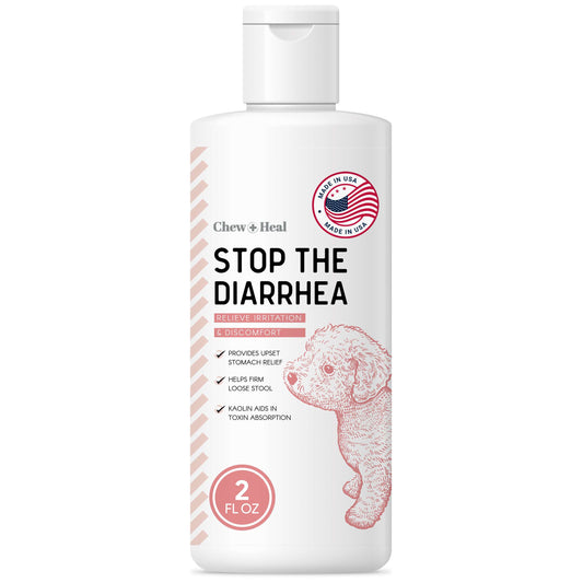 Anti Diarrhea for Dogs - 2 oz. Stop the Diarrhea Liquid Supplement with Kaolin