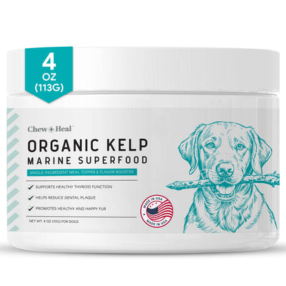 Organic Kelp Marine Superfood Granules Dental Supplement for Dogs