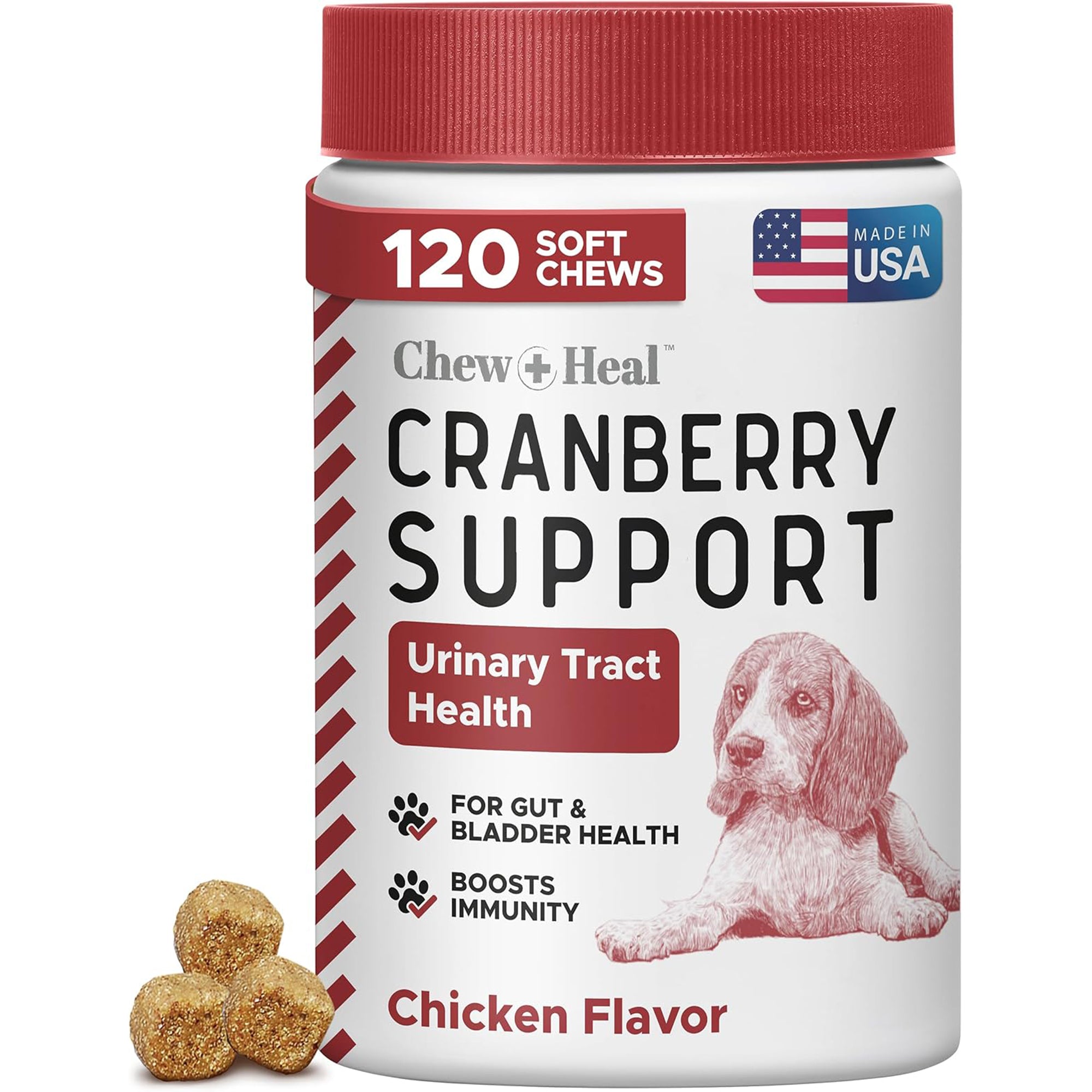 Cranberry Support Urinary Tract Supplement for Dogs