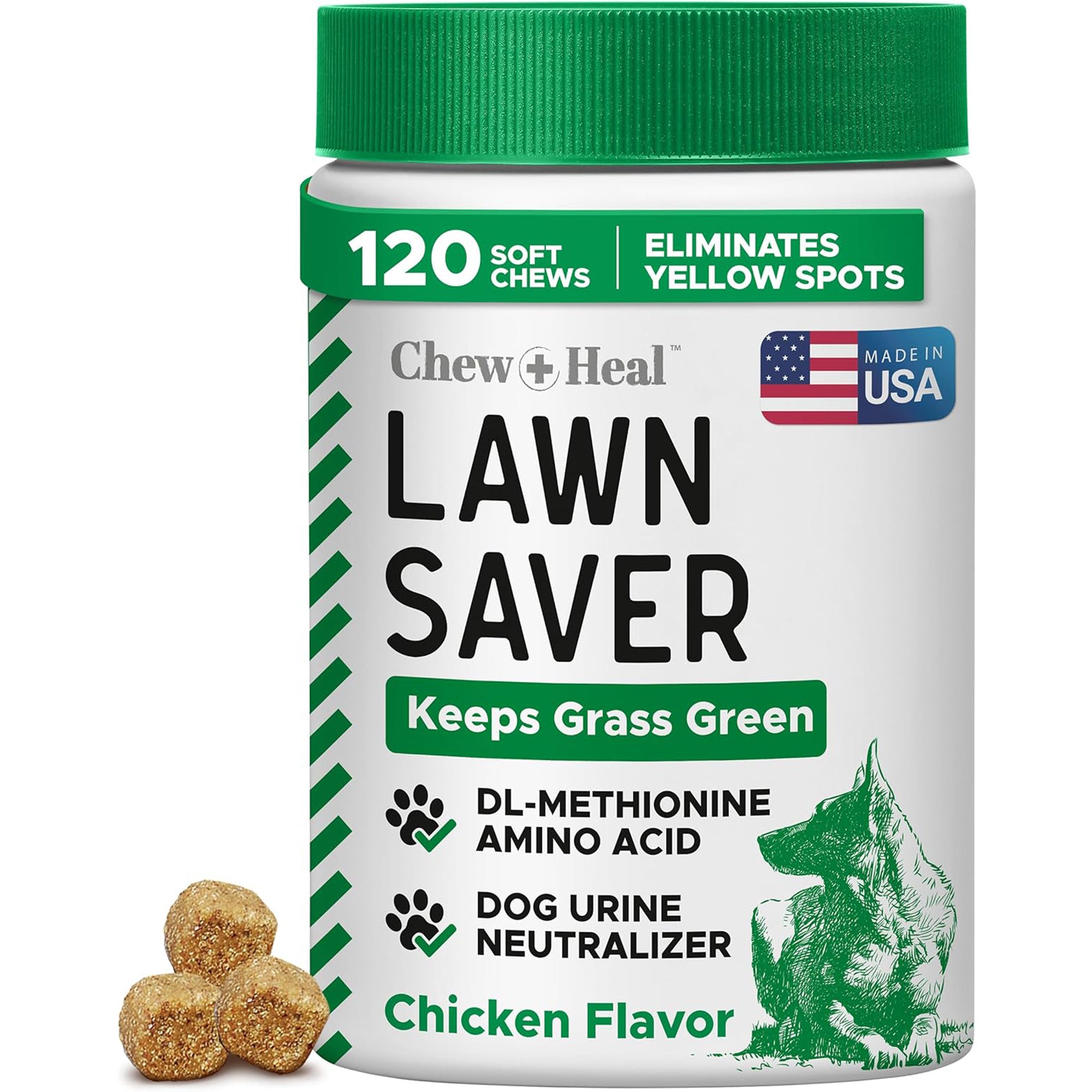 Lawn Saver Soft Chew Lawn Protection Supplement for Dogs