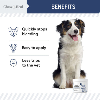 Styptic Powder for Dogs Quick Clotting Powder